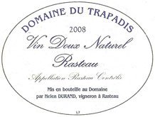 Vin Doux Naturel 2018 Label