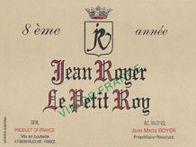 Jean Royer Le Petit Roy 2021 Label