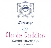 Clos des Cordeliers Cuvée Prestige 2015 Label