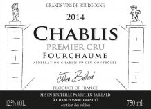 Chablis 1er Cru Fourchaume 2020 Label