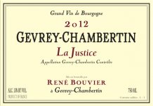 Gevrey-Chambertin La Justice 2019 Label