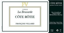 Côte-Rôtie La Brocarde 2020 Label