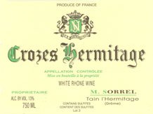 Crozes-Hermitage Blanc 2015 Label