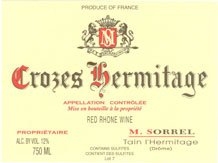 Crozes-Hermitage Rouge 2015 Label