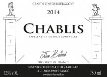 Chablis 2018 Label
