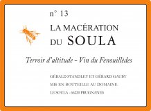 La Maceration Du Soula Orange nº19 Label
