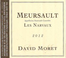 Meursault Les Narvaux 2020 Label